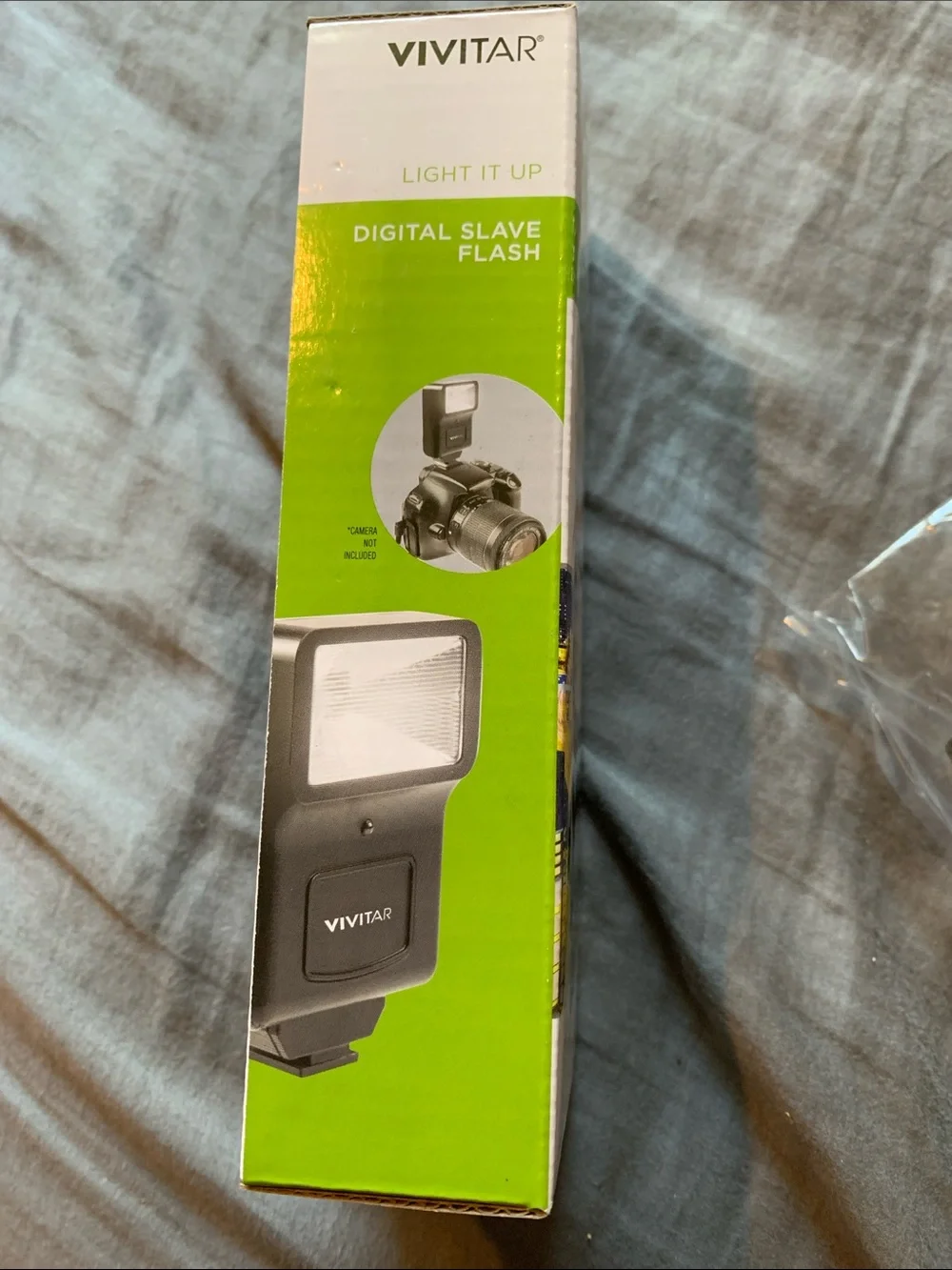 Vivitar Black Digital Slave Flash - Compact On-Camera Speedlight